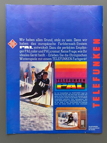 1968 telefunken pal color - telefunken,