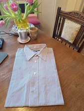 Burberry, Herrenhemd,  Gr.42, Blau-Weiß Gestreift,  Langarm