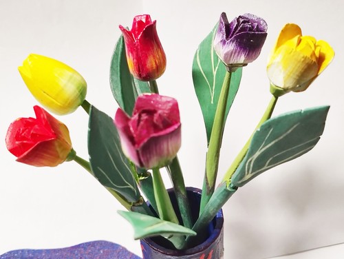 Deko blumen tulpe rose b - rose-, b-