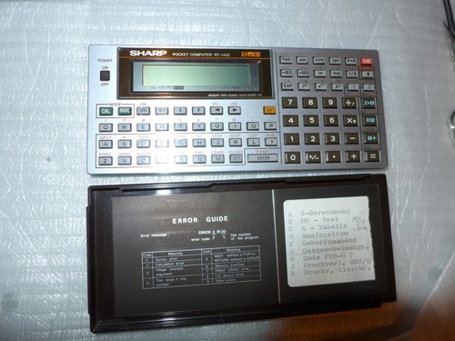 Sharp 1402 taschenrechner - pc-1402,