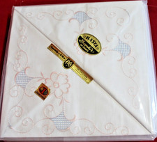 Omas Aussteuer Kissenbezüge Bettwäsche mit Stickerei (12)