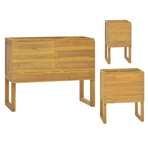 Badschrank massivholz holz - massivholz,