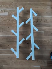 2x IKEA TJUSIG Garderobe Weiß