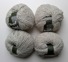 4 Knäuel Lana Grossa Royal Tweed Farbe 7 Wolle 200g