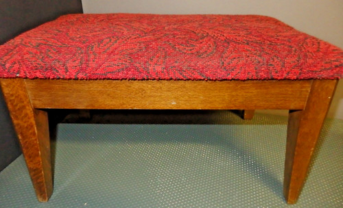 Holzschemel gepolstert 25x39cm