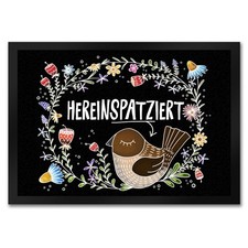 Hereinspatziert Fußmatte mit