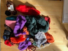Wollreste 300g, Filzen, Filzwolle, Nassfilzen