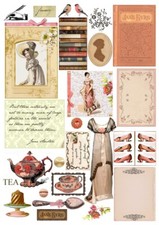 Ausschneidebogen-Bastelpapier-