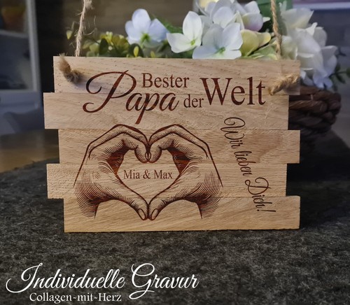 Holz schild gravur - ❤❤,