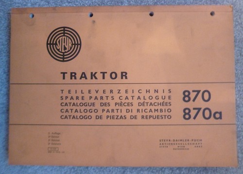 Steyr traktoren 870 870a - steyr, /