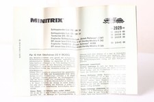 Minitrix spur anleitung - minitrix, für