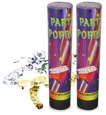 Partypopper Gold Silber