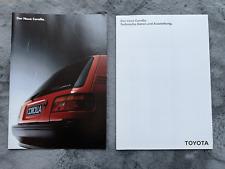 Toyota Corolla Compact Liftback Limousine Combi E9 Prospekt Oktober 1988