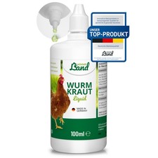 HÜHNER Land Wurm-Kraut Liquid 100ml für Hühner mit echtem Wurmkraut