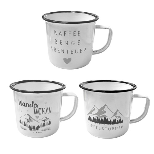 Metalltasse kaffeetasse - 6x,