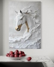 Leinwand Bild Pferd Abstrakt