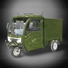 CARGO VOLT 3.0kW Elektro-Lastendreirad  45 km/h Volta VT5 mit Transportbox Grün