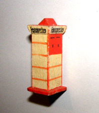 0 S OO Erzgebirge Holz Fernsprecher Telefonzelle 1950 DDR Modelleisenbahn älter?