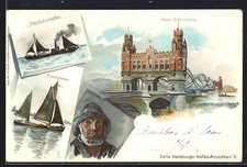 Künstler-AK Hamburg-Harburg