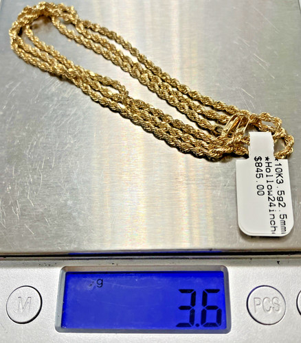 10kt echt gold - gold, seil
