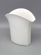 Rosenthal studio-linie Tulpenvase Fächervase weiß glänzend H 17,5 cm