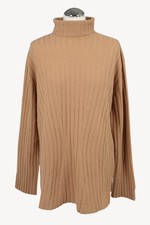 Twinset Milano Damen Pullover Gr. 36 (S) Beige Pullover Langarm