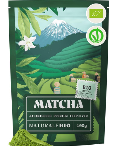 Naturalebio matcha tee pulver - matcha,