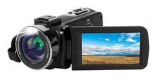 Lincom Videokamera 2.7K 42MP Camcorder 18X Digital Zoom Camcorder Full HD mit