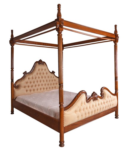 Himmelbett mahagoni 180x200 - himmelbett,