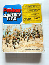 Preiser 72527 1:72 Vorgehende Grenadiere mit MG. Deutsches Reich  , NEU & OVP