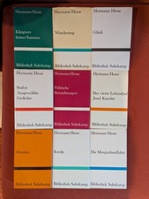 SAMMLUNG PAKET - 9 x BIBLIOTHEK SUHRKAMP - Hermann Hesse