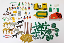 Playmobil Safari Großes Konvolut / Zelt, Geländewagen, Anhänger, Tiere, Bäume, …