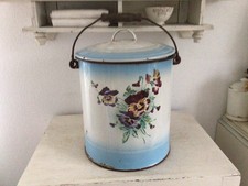 Alter emaille eimer - emaille,