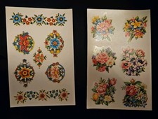 DDR Abziehbilder  Blumen