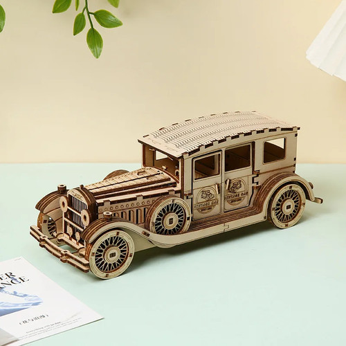 Holzpuzzle oldtimer vintage - holzpuzzle,