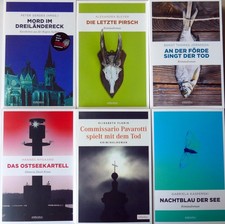 Bücherpaket Krimis - Emons-Verlag - 6 Taschenbücher -ungelesen