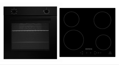 Backofen herd matt schwarz - herd,