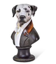 Goebel Porzellanbüste Le Duc de Dalmatie Thierry Poncelet 61 Hund Dalmatiner