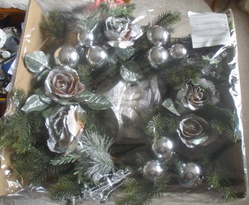 Adventskranz silber cm - silber, 40