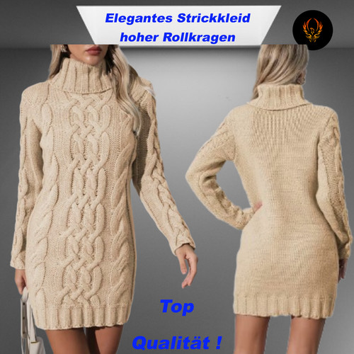 Elegantes damen strickkleid - damen,