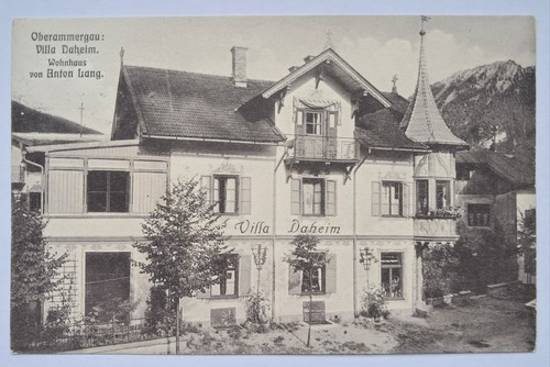 Oberammergau villa daheim - ak, oberammergau,