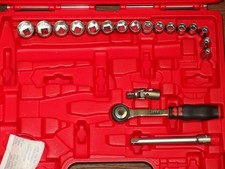 Würth Zebra 3/8 Ratsche mit Stecknüssen und Verlängerung (neu)