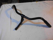 Fahrrad Lenker m Vorbau u Griffe schwarz breite 65 cm Klemmdm. 22,2mm  (S