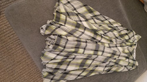 Zara damen rock karo midi - damen,