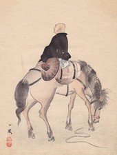 Rast auf dem Pferd - Kanno