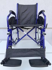 Rollstuhl faltbar blau leicht