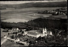 Ak Nordendorf in Schwaben, Luftaufnahme von Kloster Holzen - 11409452