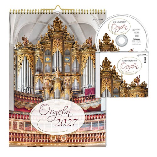 Orgeln 2027 mit cd kalender - 2027,
