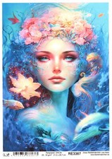 Reispapier A4 Strohseide unter