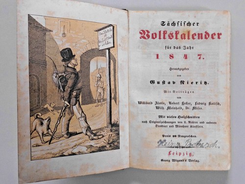 Sächsischer volkskalender - sächsischer,